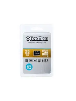 Карта памяти MicroSD 32GB Class 10 без адаптера OltraMax 11425751 купить за 377 ₽ в интернет-магазине Wildberries