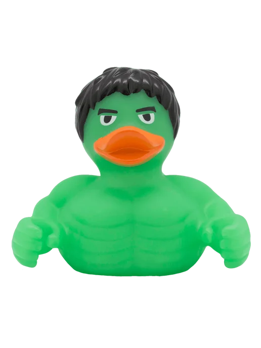 Funny Ducks Игрушка для ванны, сувенир Зеленый монстр уточка, зеленый, фото 2