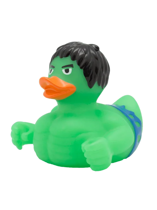 Funny Ducks Игрушка для ванны, сувенир Зеленый монстр уточка, зеленый, фото 3