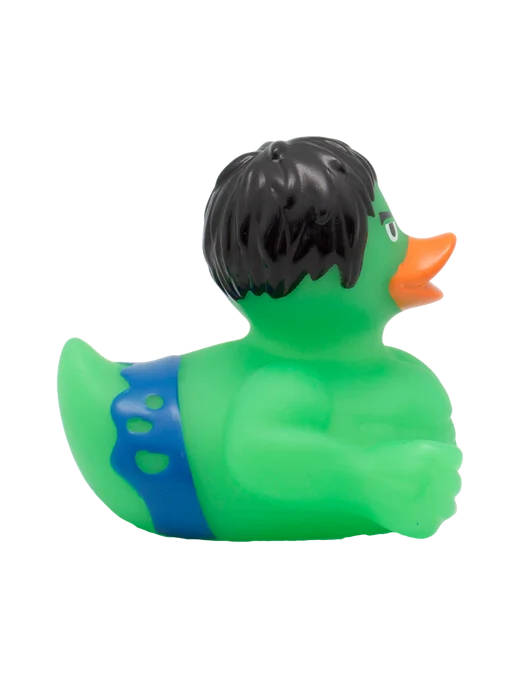 Funny Ducks Игрушка для ванны, сувенир Зеленый монстр уточка, зеленый, фото 4