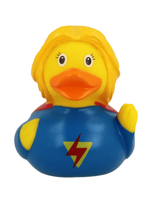 Funny Ducks Игрушка для ванны, сувенир Супер Она уточка, синий, фото 3