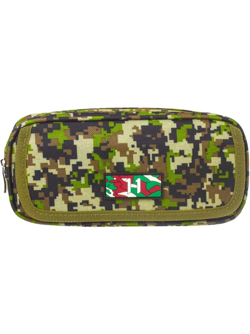 Brauberg Пенал школьный для мальчиков, 1 отделение, мягкий, Military, зеленый, фото 7