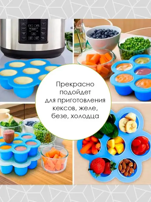 Kitchen Angel Форма для льда и конфет силиконовая, фиолетовый, фото 4