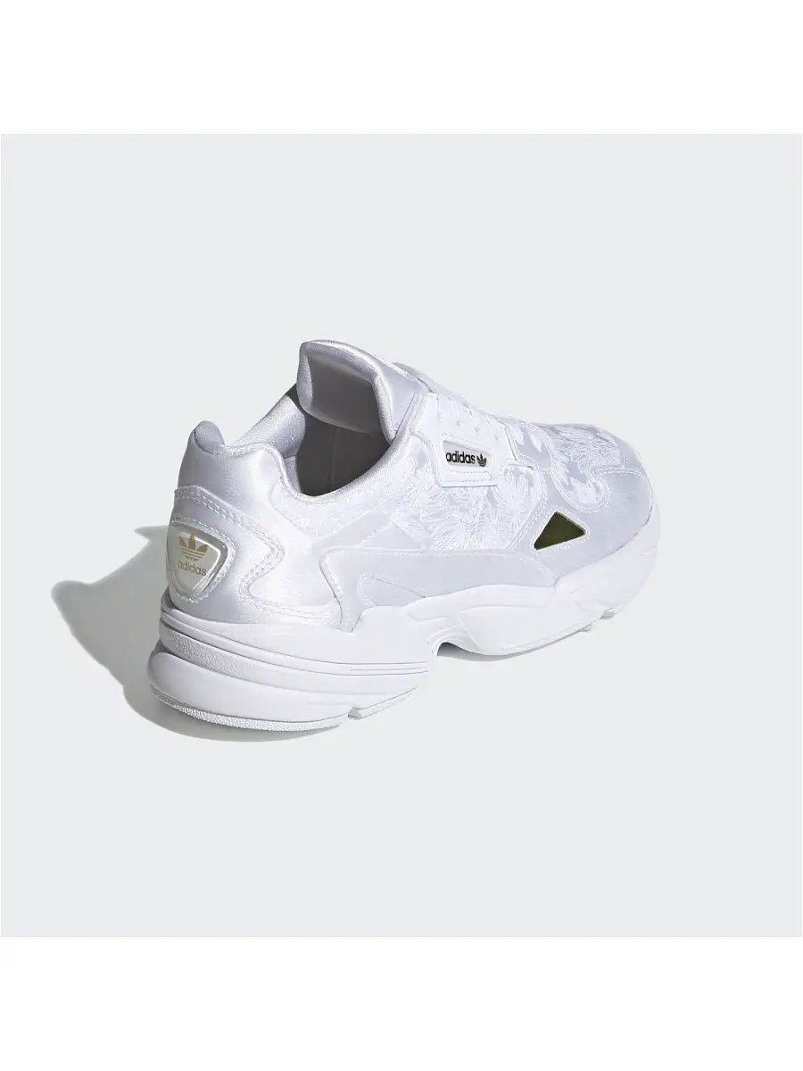 Adidas white best sale gold falcon