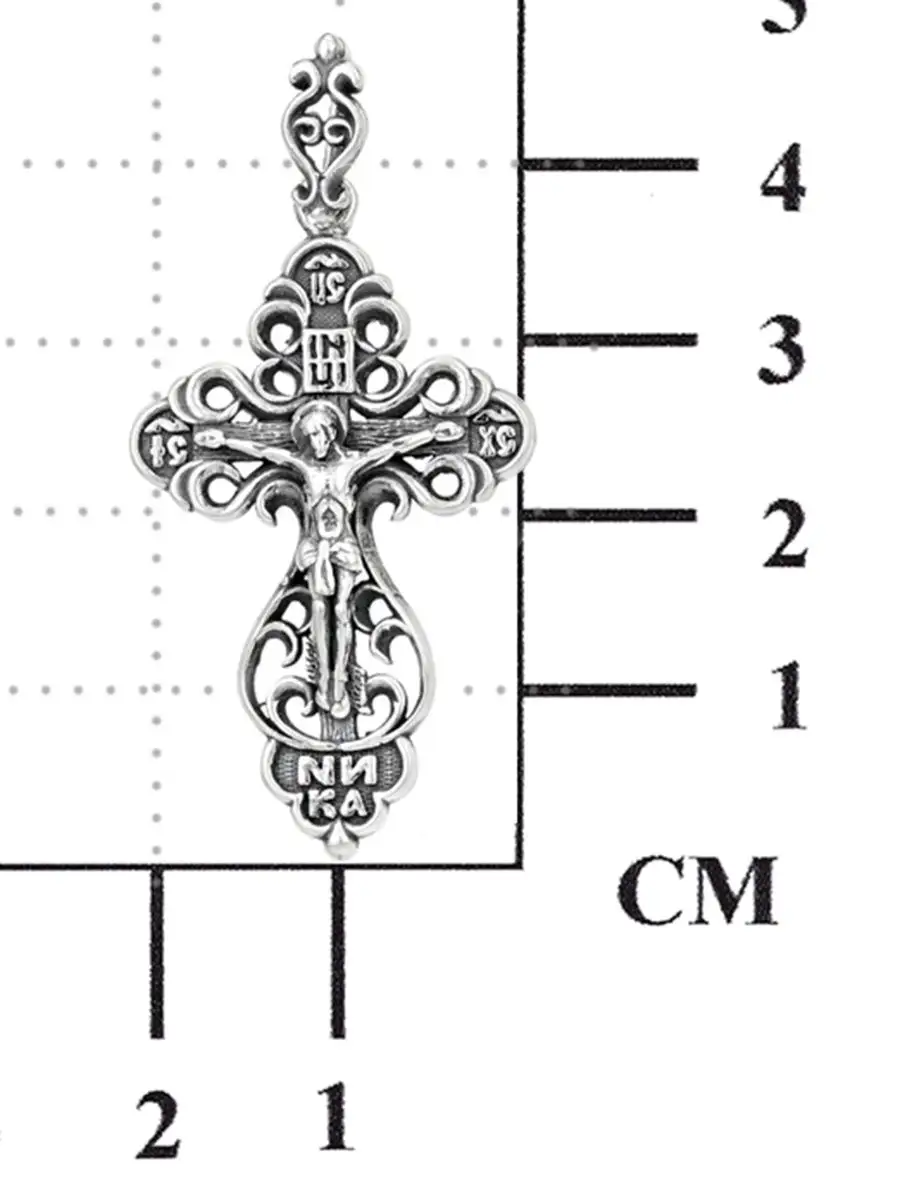 Подвеска крестик серебряный кулон крест на шею серебро 925 Агра 11534544  купить за 1 809 ₽ в интернет-магазине Wildberries