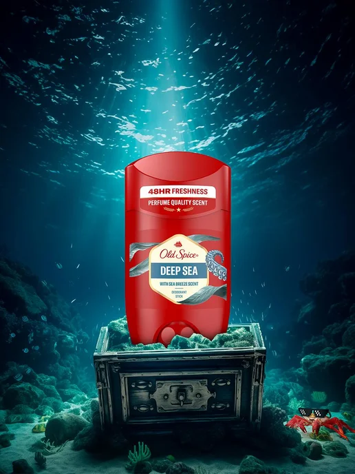 Old Spice Твердый дезодорант Deep sea, 50 мл, 50 мл, фото 5