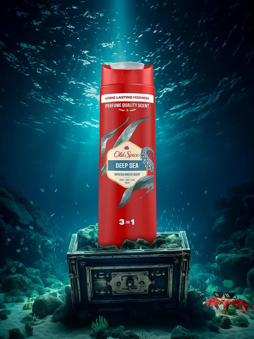 Old Spice Гель для душа Deep sea with Minerals, 400 мл, 400 мл, фото 5