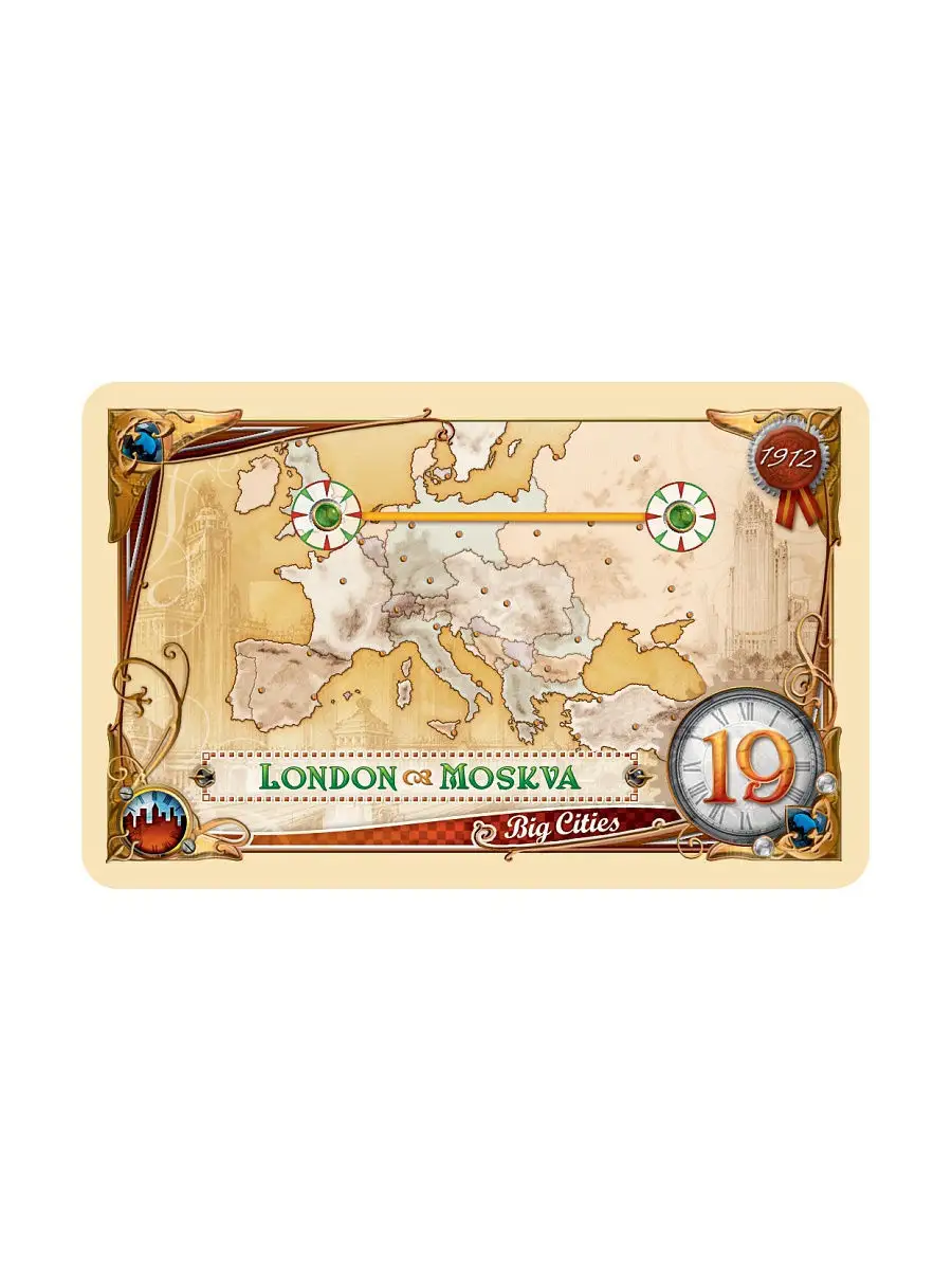 Настольная игра Ticket to Ride. Европа: 1912 Hobby World 11561104 купить в  интернет-магазине Wildberries