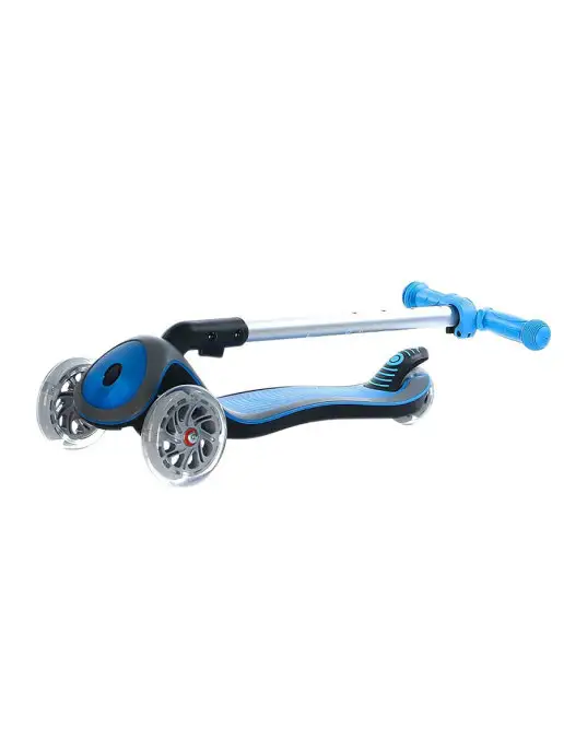 Funny Scoo Самокат Glow FL MS-945 c подсвечивающейся декой, синий, фото 3