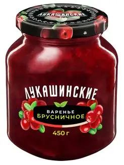 Варенье брусничное 450 г Лукашинские 11653412 купить за 306 ₽ в интернет-магазине Wildberries