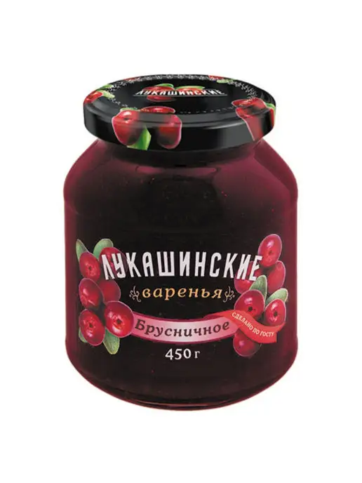 Лукашинские Варенье брусничное 450 г, 450 г, фото 2