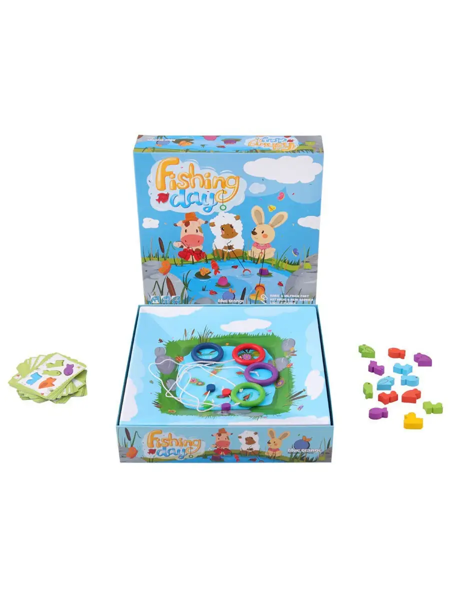 Настольная игра День рыбака (Fishing Day) Blue orange 11655925 купить за 1  181 ₽ в интернет-магазине Wildberries