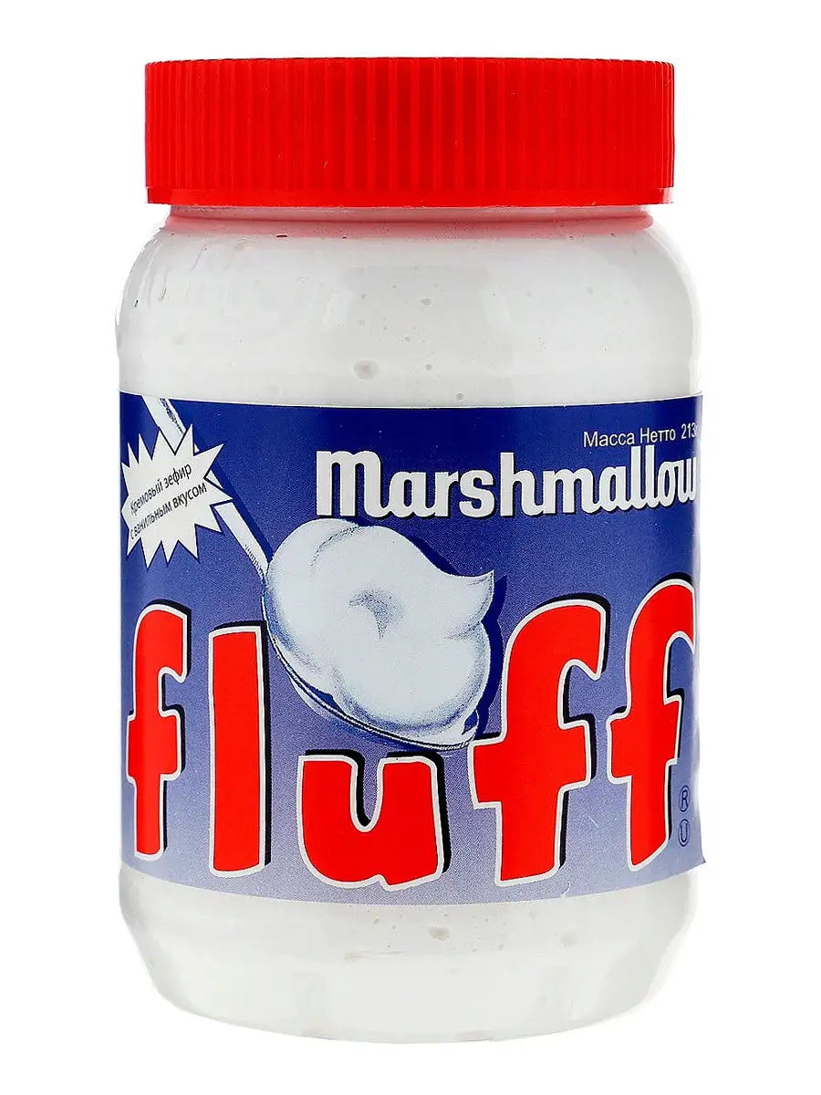 Кремовый зефир с ванильным вкусом Marshmallow Fluff Vanilla Маршмеллоу  Флаф, 213 гр. Marshmallow Fluff 11659100 купить в интернет-магазине  Wildberries