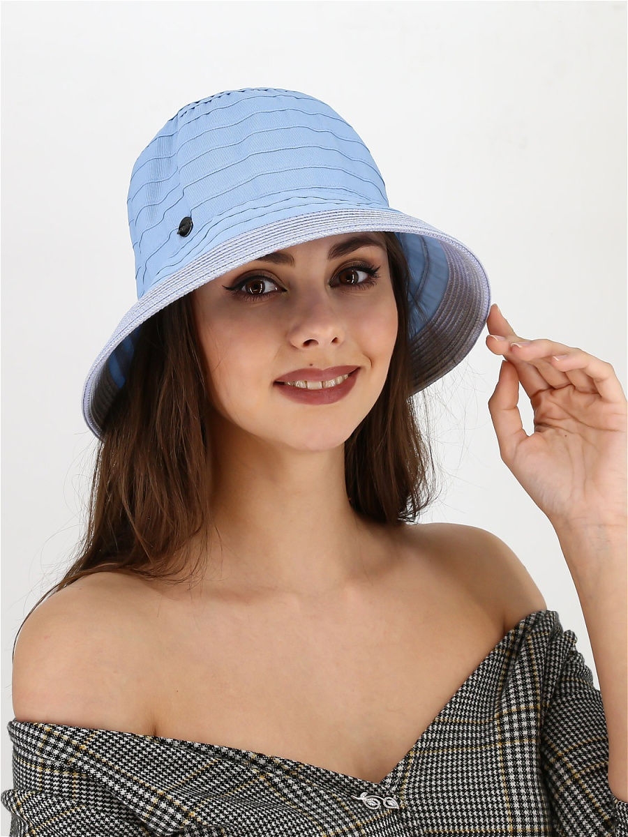Шляпа женская летняя с узкими полями