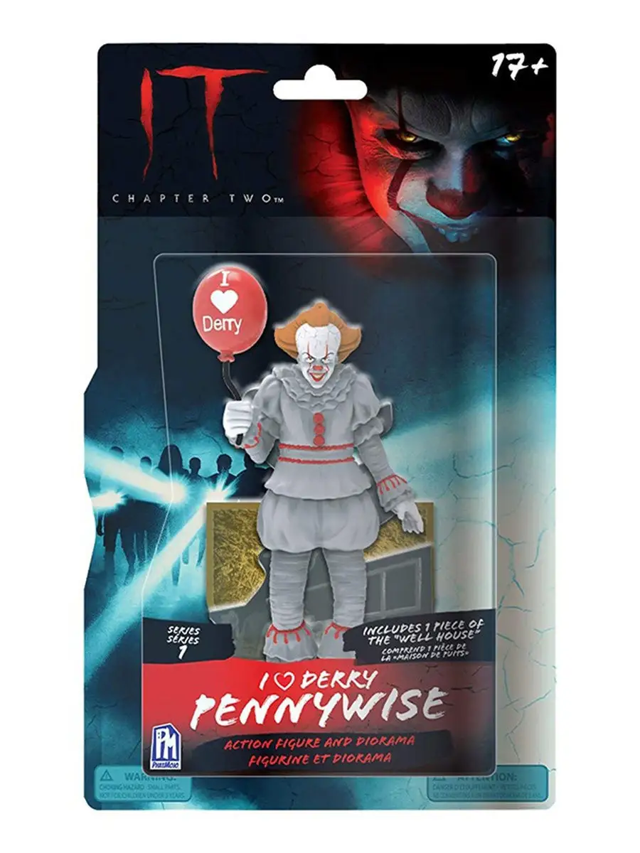 Подвижная фигурка клоун Пеннивайз с шариком Оно IT Pennywise PhatMojo  11722558 купить за 1 587 ₽ в интернет-магазине Wildberries