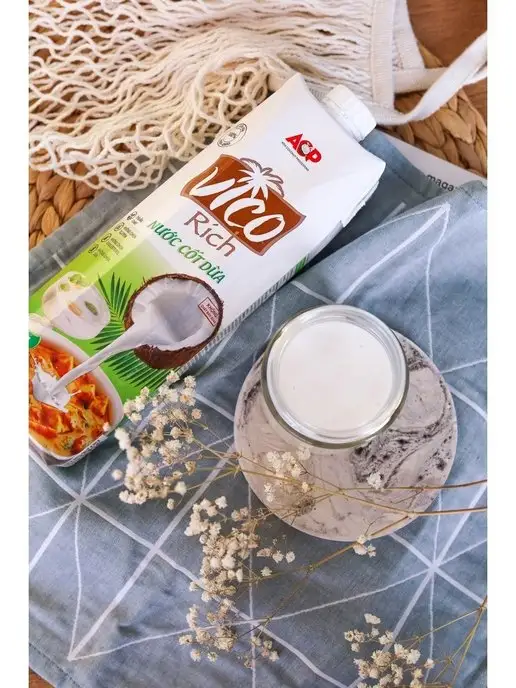 ACP Органическое кокосовое молоко Vico Rich 1л х 2 шт, 1 л, фото 8