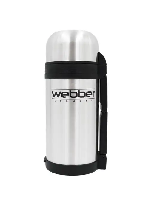 Webber Термос для еды и напитков с ремнем 1,2 литра, серый, фото 5