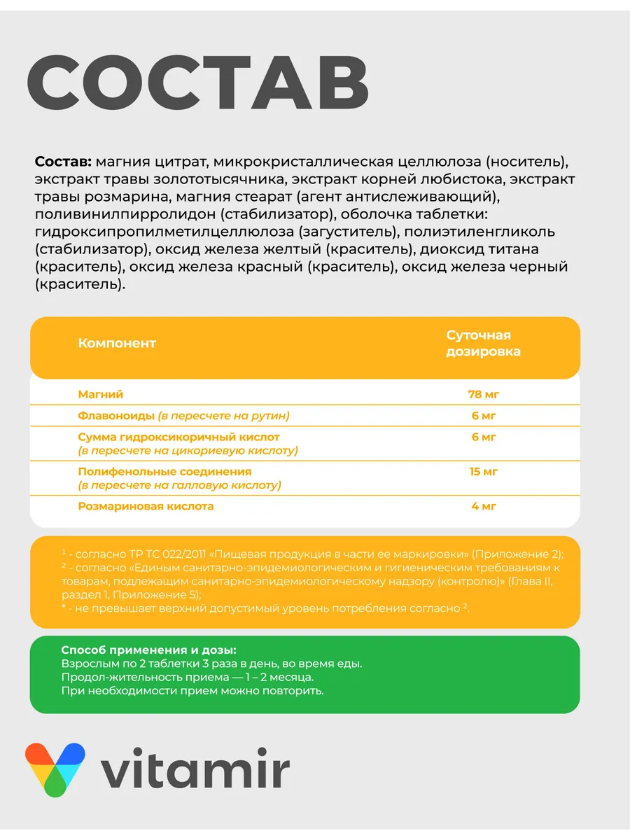 Урефрон, мочегонный комплекс от цистита 50 таб Витамир 11759030 купить за  252 ₽ в интернет-магазине Wildberries