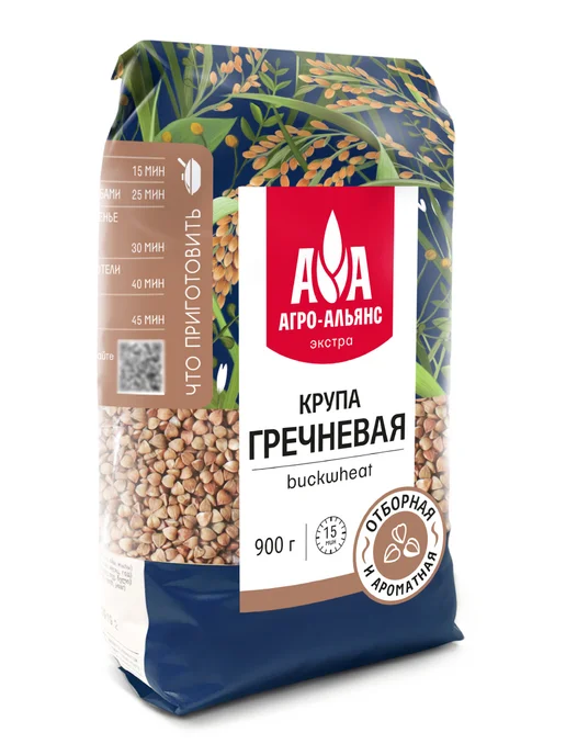 Агро-Альянс Греча зелёная 450г, 900 г, фото 2