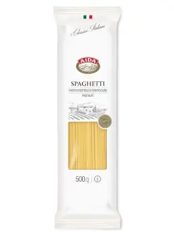 Макаронные изделия AIDA Spaghetti/Спагетти 500г AIDA 11764430 купить за 71 ₽ в интернет-магазине Wildberries