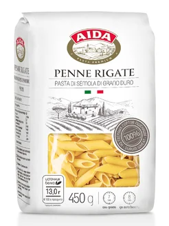 Макаронные изделия AIDA Penne Rigate/Перья 450г AIDA 11764433 купить за 76 ₽ в интернет-магазине Wildberries