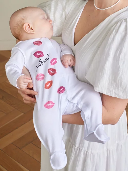 Luxury Baby Слип для новорожденного на выписку, белый, фото 3