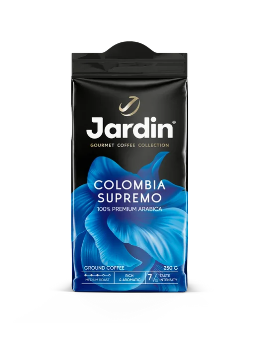 JARDIN Кофе молотый Colombia Supremo, 250 г, 250 г