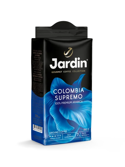 JARDIN Кофе молотый Colombia Supremo, 250 г, 250 г, фото 2