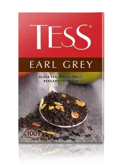 Чай черный Earl Grey, листовой, 100 г TESS 11780288 купить за 135 ₽ в интернет-магазине Wildberries