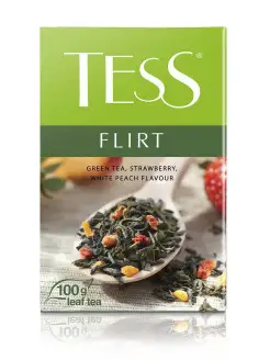 Чай зеленый Flirt, листовой, 100 г TESS 11780292 купить за 135 ₽ в интернет-магазине Wildberries