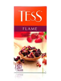 Чайный напиток Flame, в пакетиках, 25 шт TESS 11780295 купить за 109 ₽ в интернет-магазине Wildberries