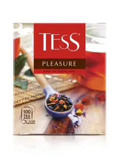 Чай черный Pleasure, в пакетиках, 100 шт TESS 11780328 купить за 282 ₽ в интернет-магазине Wildberries