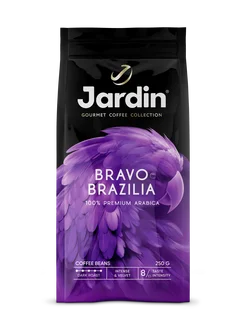 Кофе в зернах Bravo Brazilia, 250 г Jardin 11780427 купить за 407 ₽ в интернет-магазине Wildberries