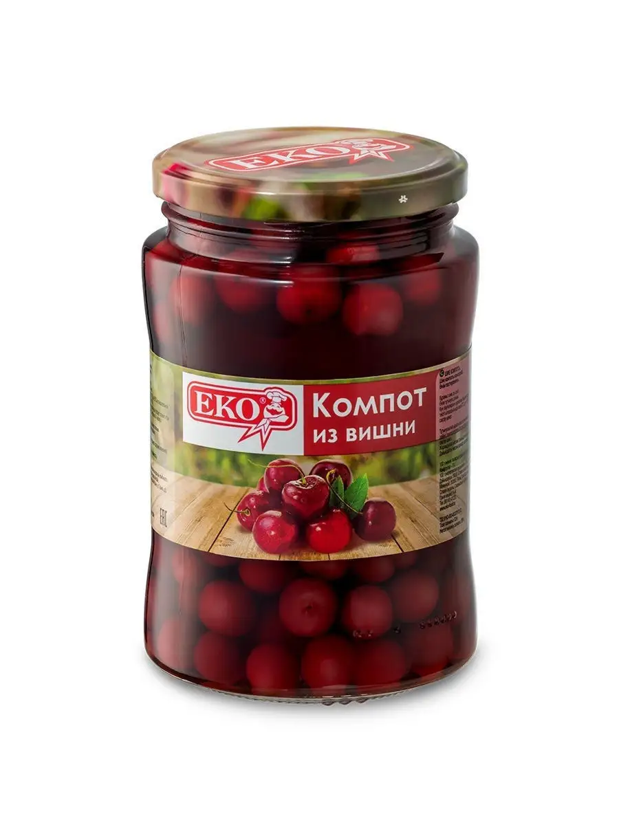 Компот из вишни 700 г Eко 11791364 купить за 138 ₽ в интернет-магазине  Wildberries