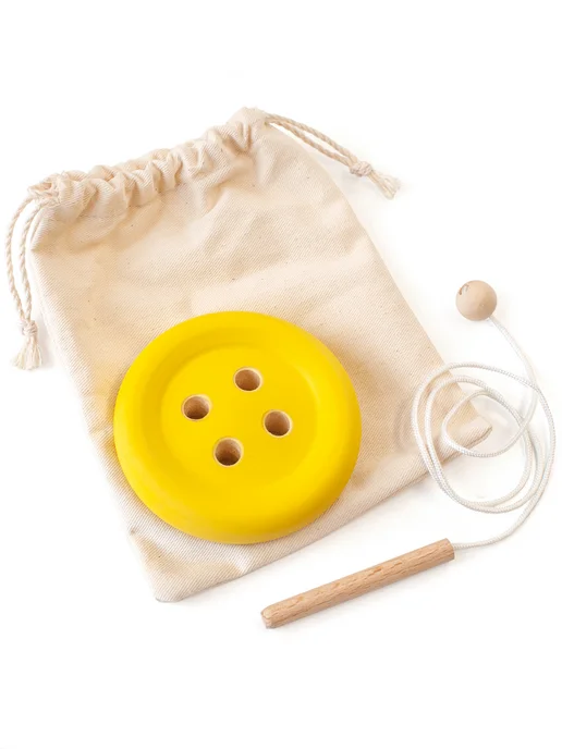 Ulanik Шнуровка Монтессори Пуговка развивающие игрушки для детей, вариант, фото 7