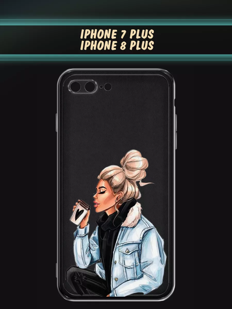 Чехол на iPhone 7 Plus / iPhone 8 Plus с рисунком Case Place 11812732  купить за 299 ₽ в интернет-магазине Wildberries