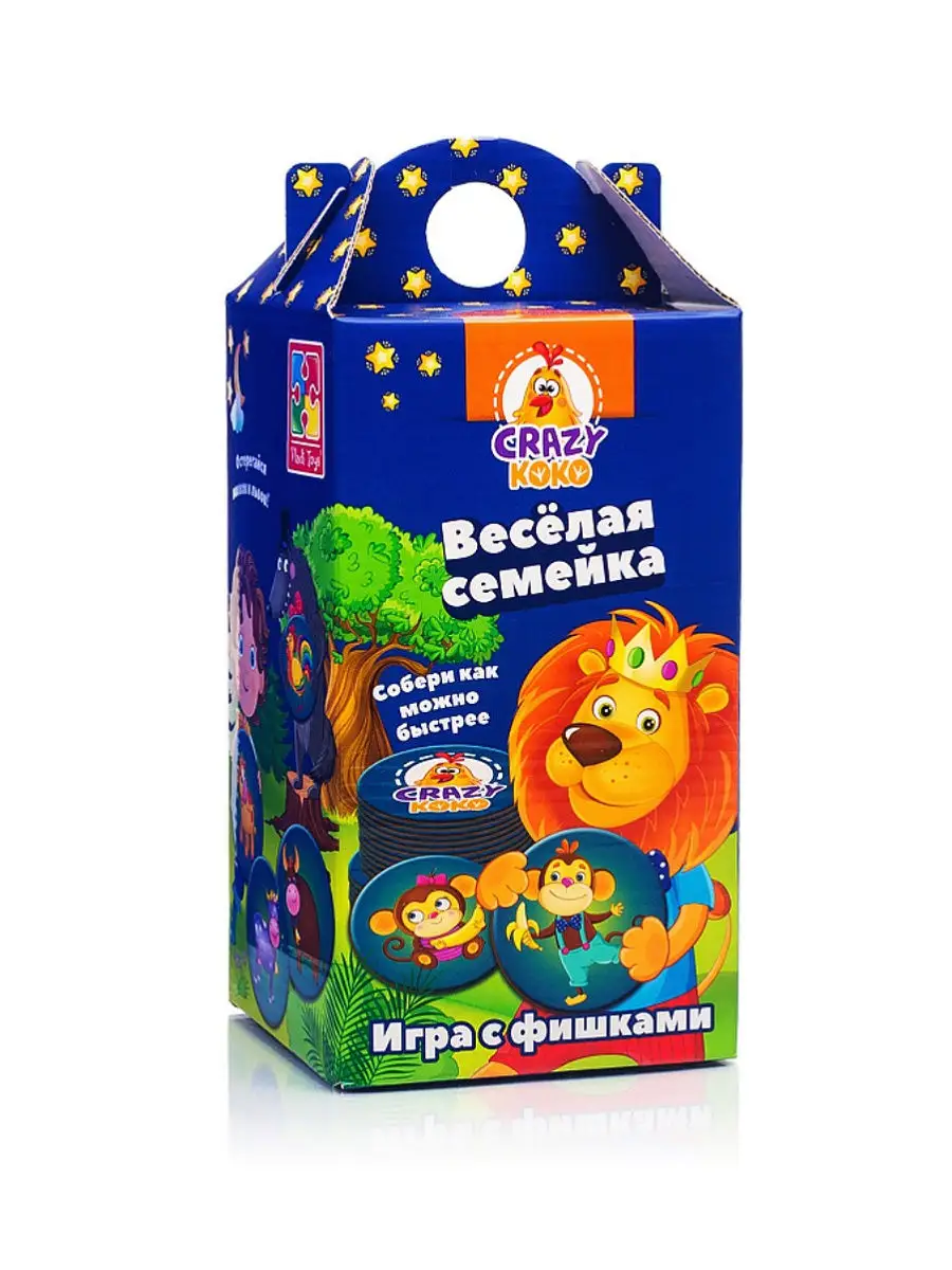 Развивающая игра Веселая семейка Vladi Toys 11820077 купить в  интернет-магазине Wildberries