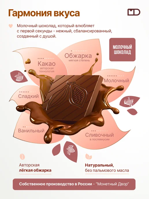 Монетный двор Подарочный шоколад детям "Развивайка. Цифры", 75 гр, 75 г, фото 8