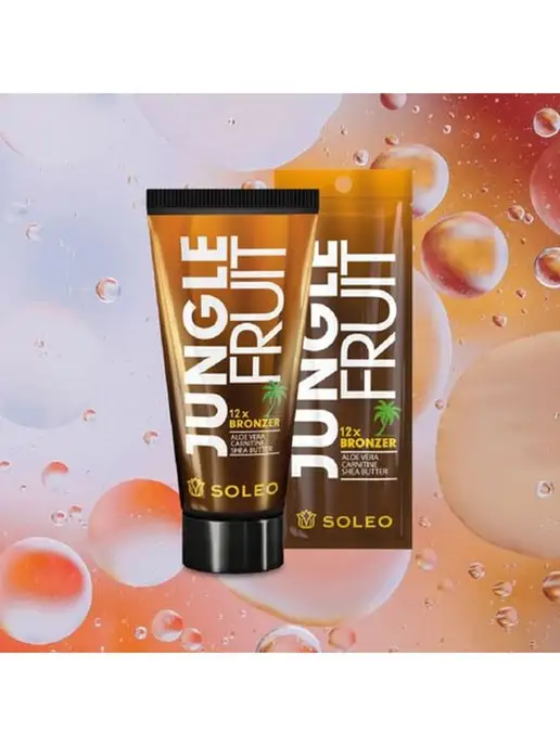 Soleo Крем для солярия с бронзатором Jungle Fruit, Крем солярия с бронзатором, фото 6