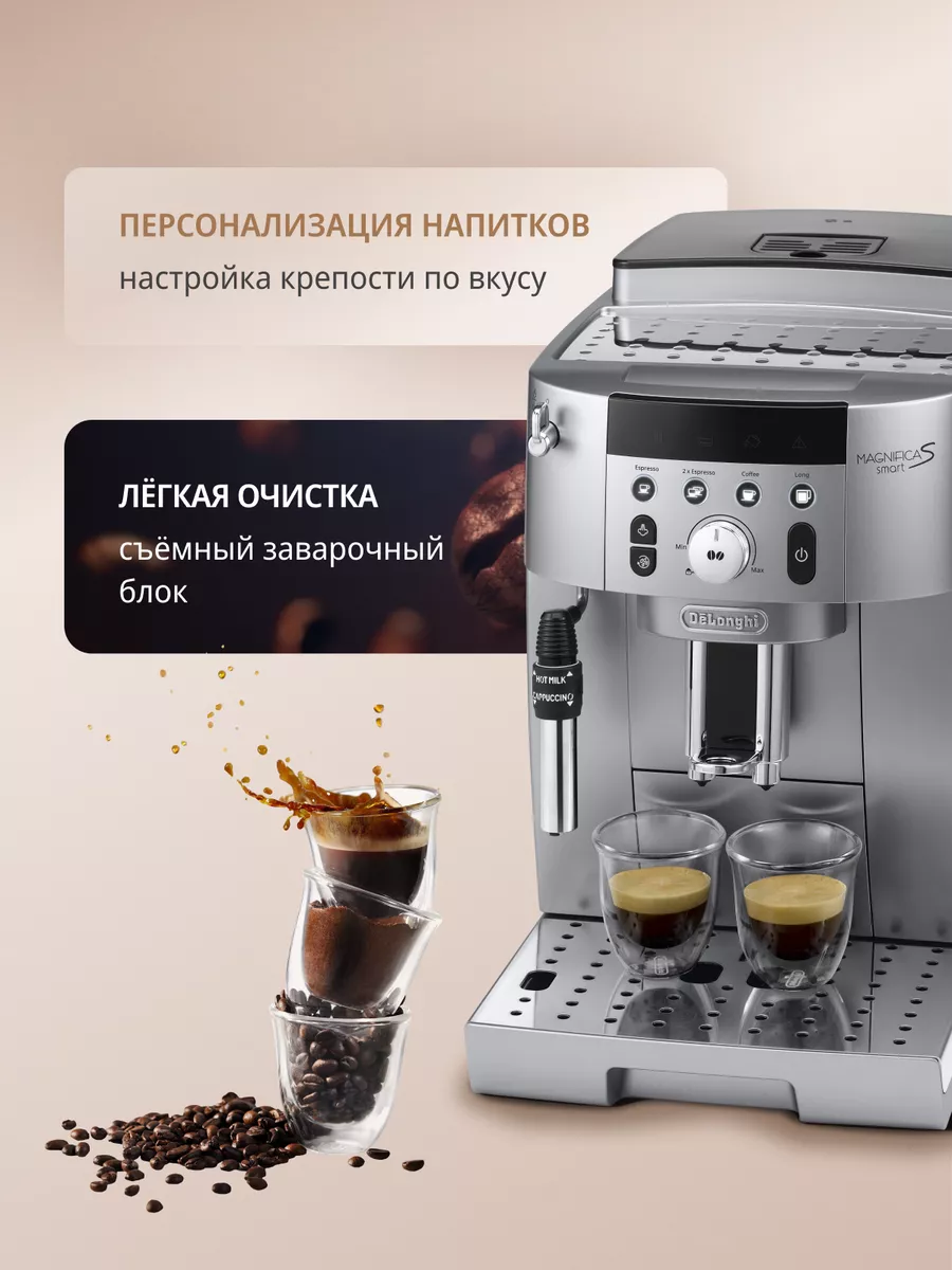 Кофемашина автоматическая зерновая ECAM250.31.SB Delonghi 11902750 купить  за 44 989 ₽ в интернет-магазине Wildberries