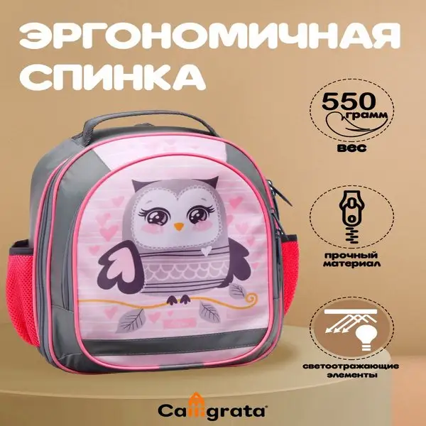 Школьный рюкзак с эргономичной спинкой