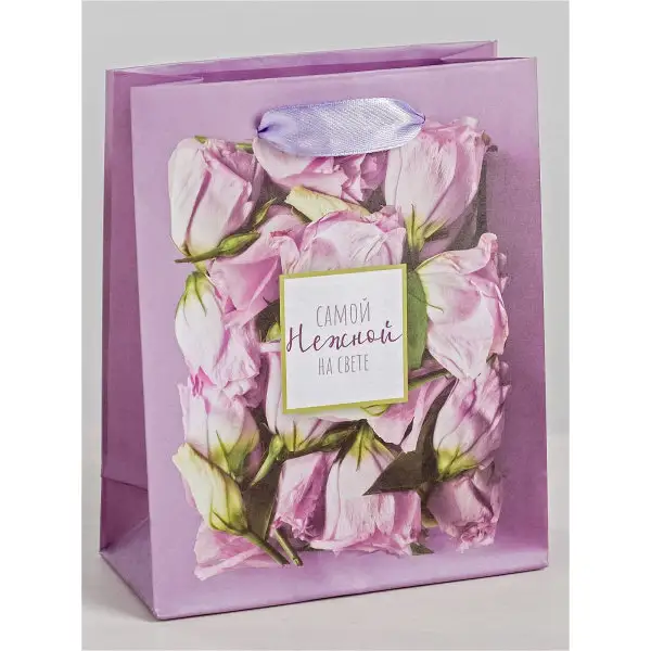 Подарочный пакет ламинированный ,23 × 27 × 11,5 см