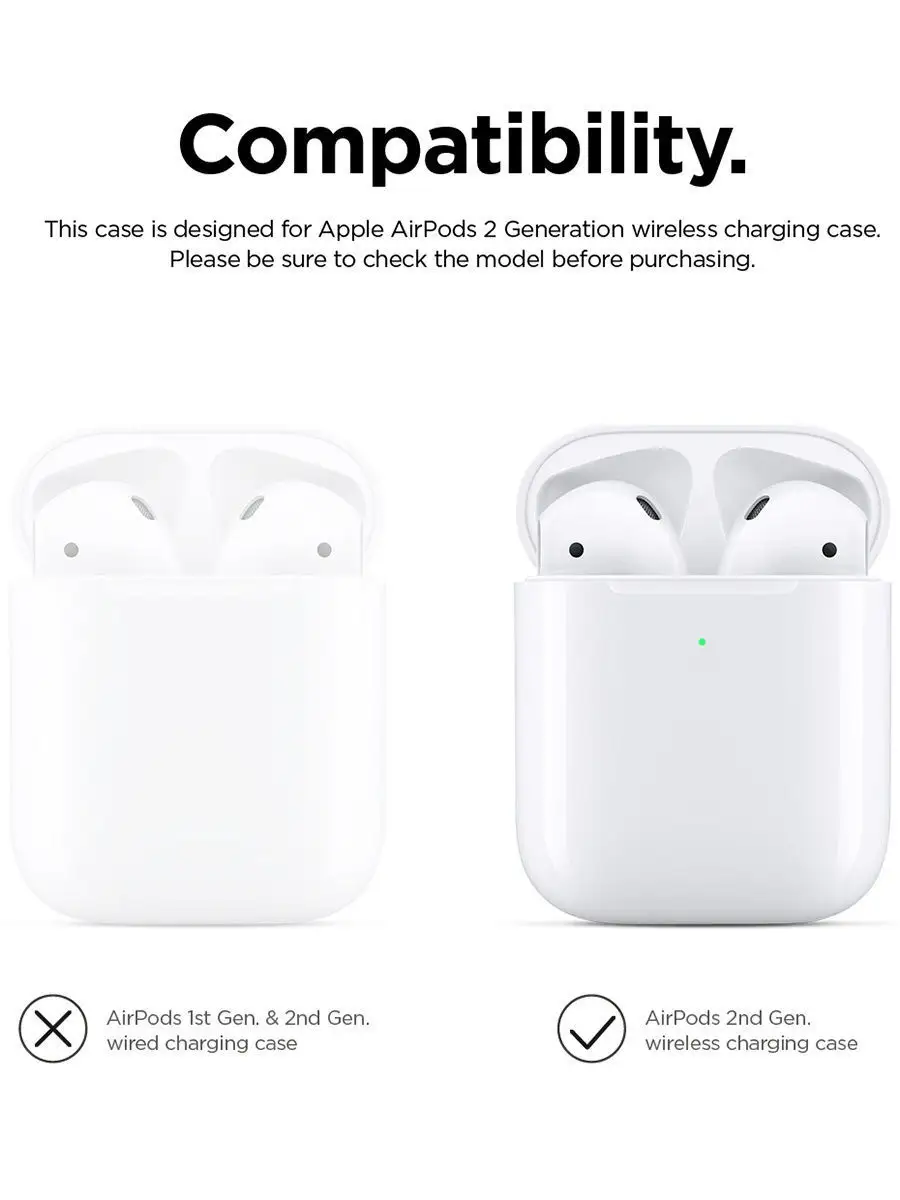 AirPods 1 2 Silicone DUO Elago 11957130 758 Wildberries