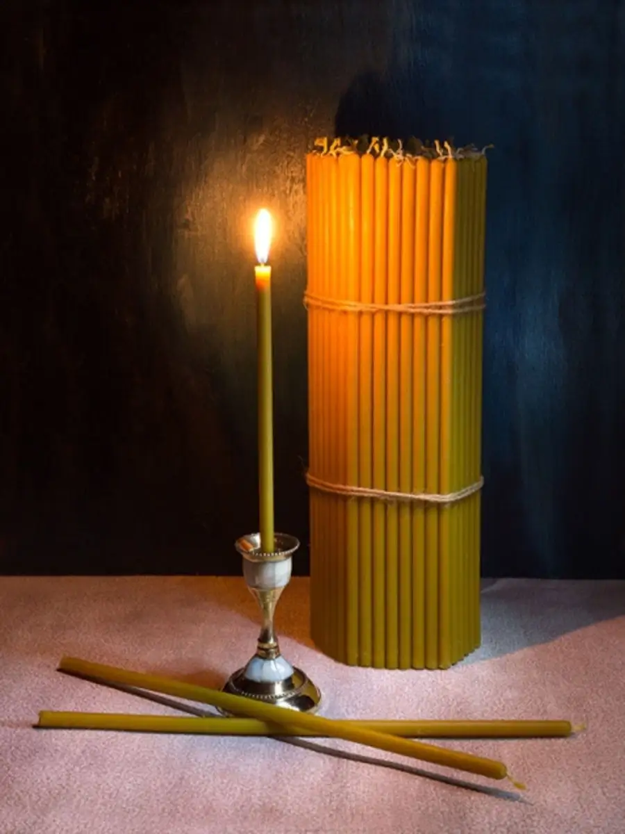 Материалы для свечей: пчелиный воск