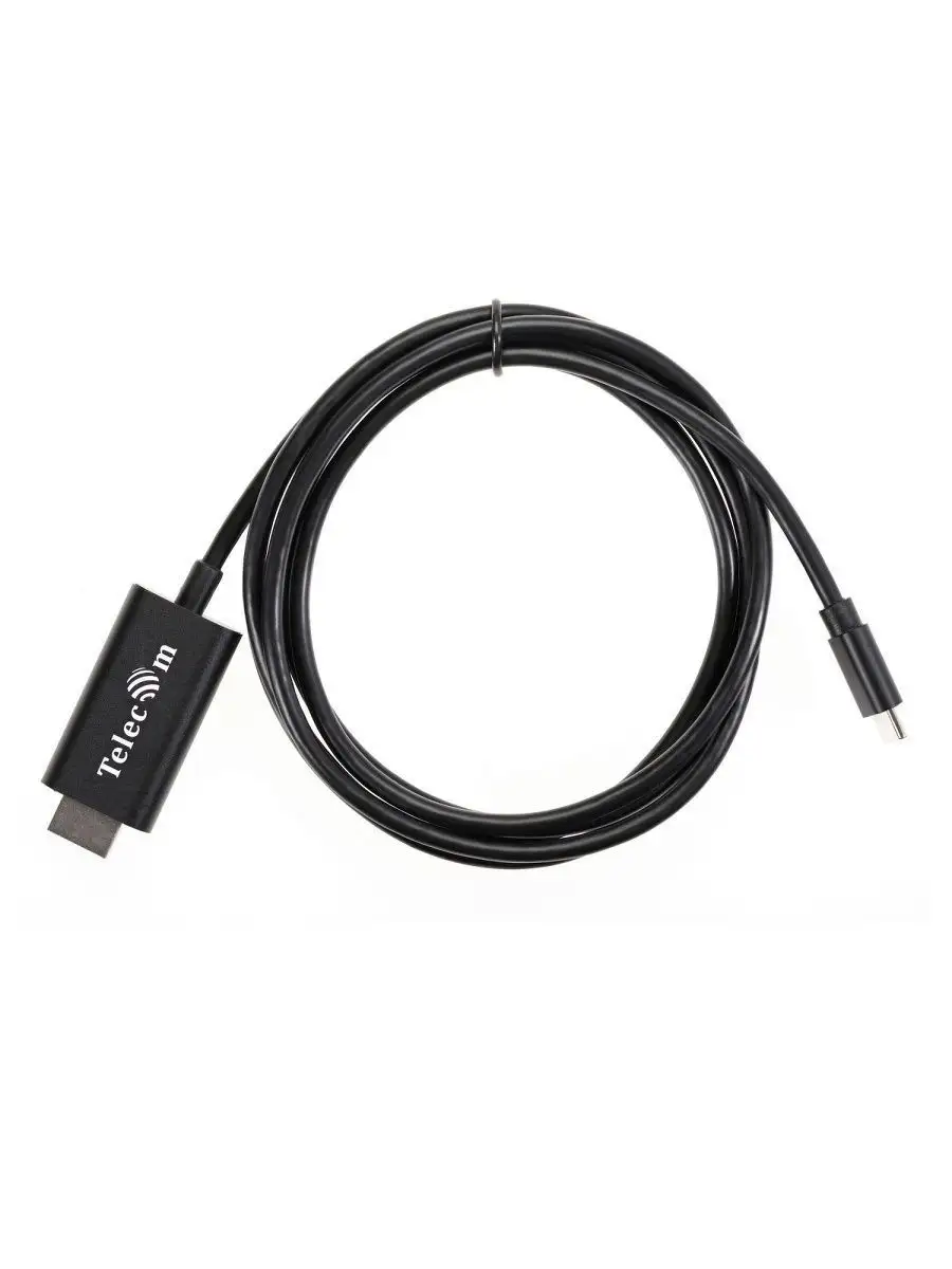 TYPE C HDMI 1.4 Кабель 1.8 метра Переходник USB C HDMI v 1.4 Telecom  11978942 купить в интернет-магазине Wildberries