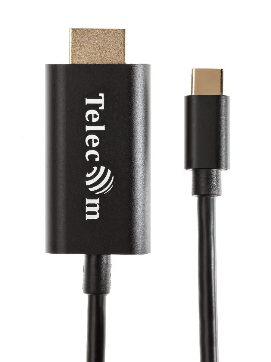 TYPE C HDMI 1.4 Кабель 1.8 метра Переходник USB C HDMI v 1.4 Telecom  11978942 купить в интернет-магазине Wildberries