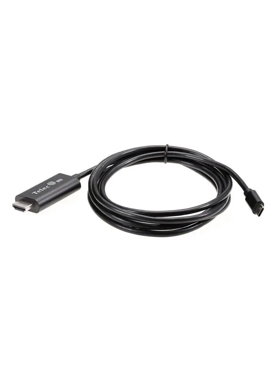 TYPE C HDMI 1.4 Кабель 1.8 метра Переходник USB C HDMI v 1.4 Telecom  11978942 купить в интернет-магазине Wildberries