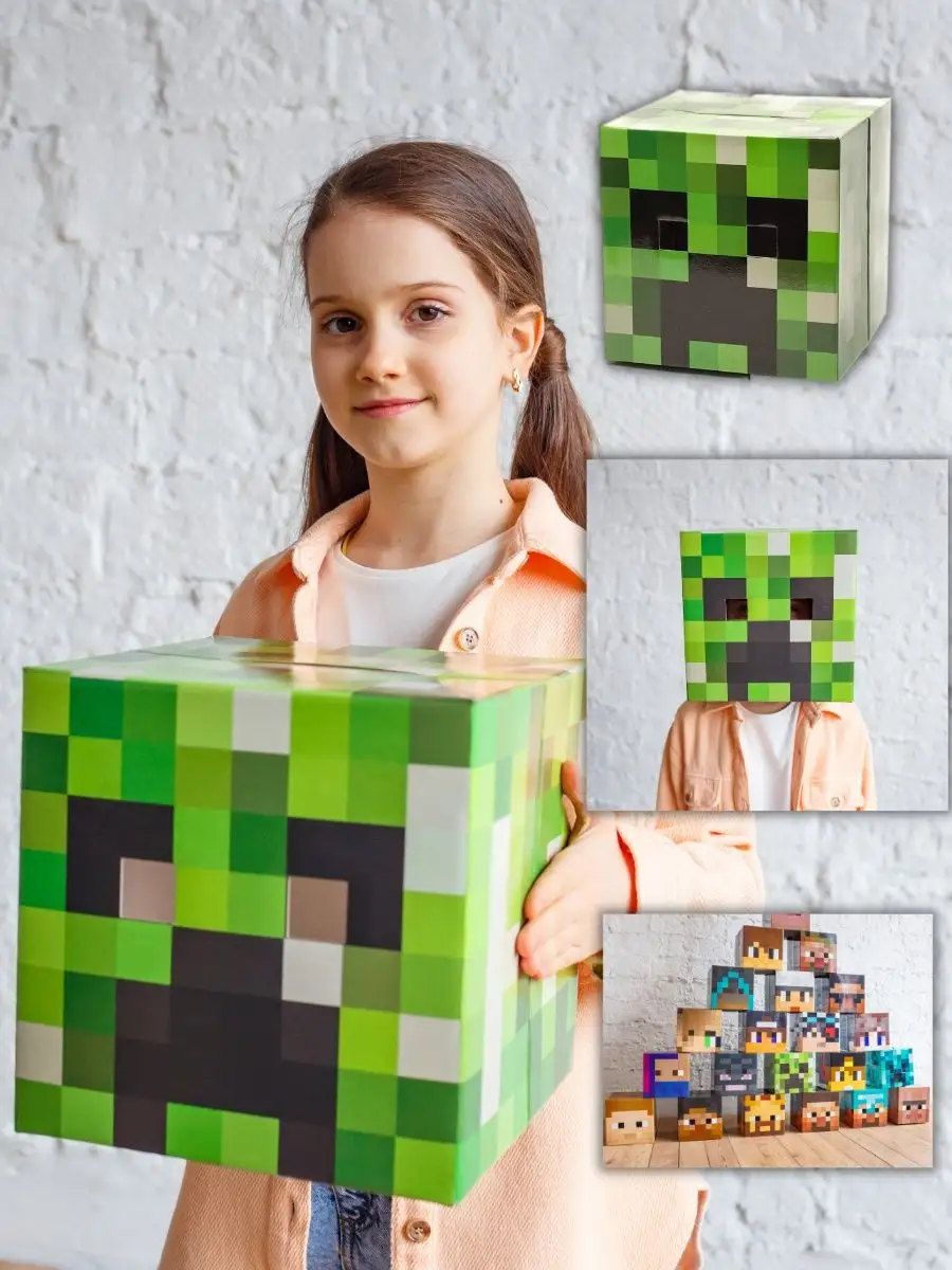 Как получить голову крипера в Minecraft?