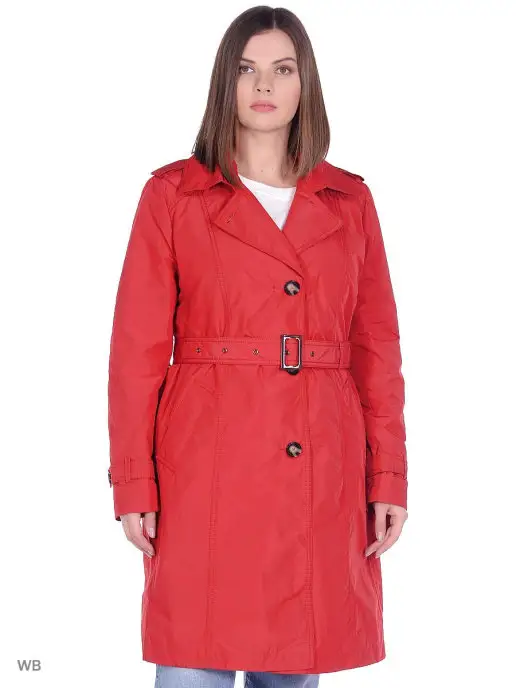 Dixi Coat Плащ, красный, фото 2