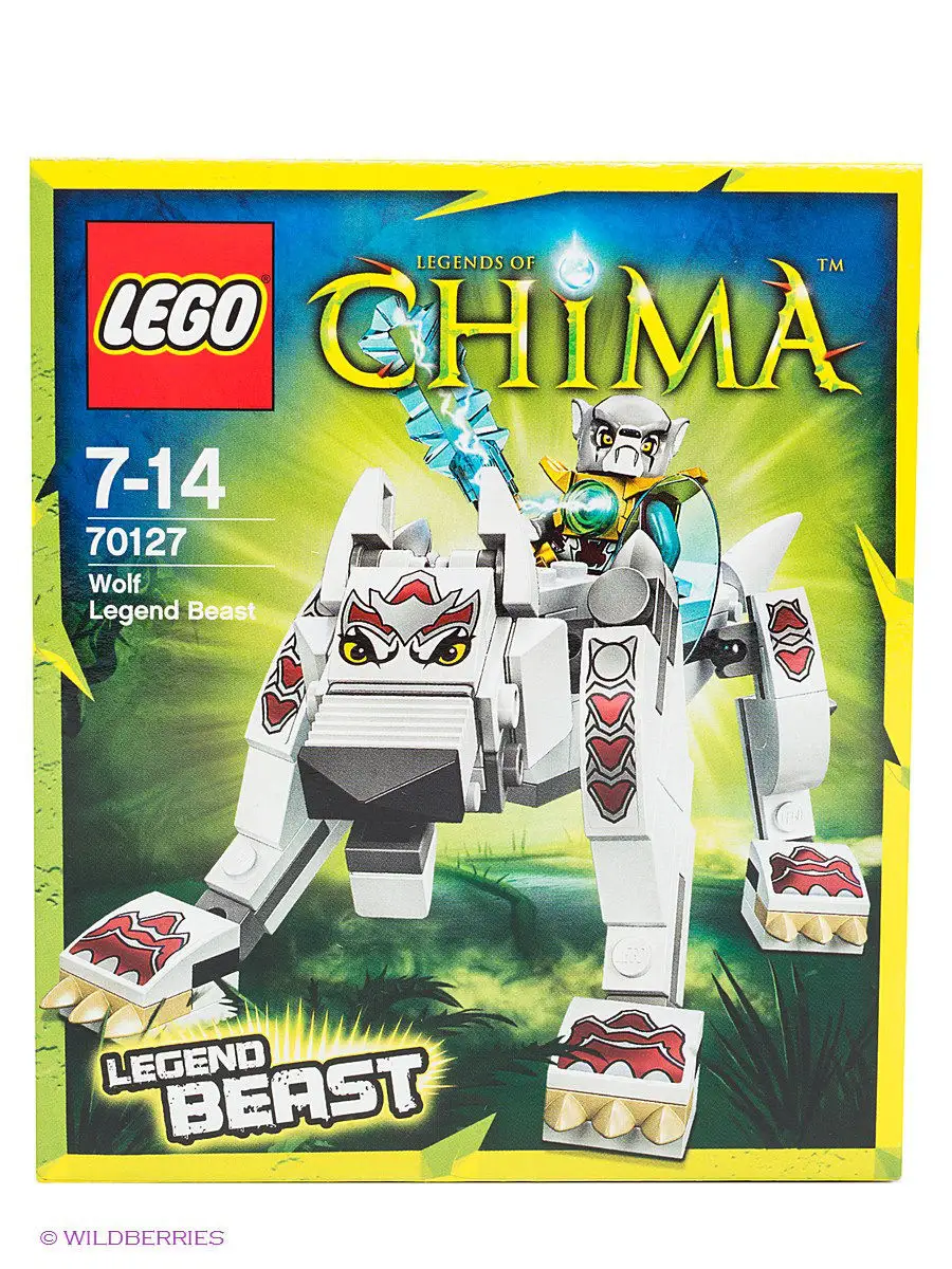 Конструктор LEGO Legends of Chima 70127 Легендарные звери: Волк LEGO  1264136 купить в интернет-магазине Wildberries